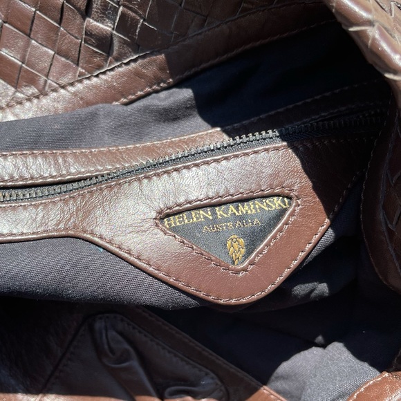 Helen Kaminski Bags Helen Kaminski Large Brown Woven Leather Bag